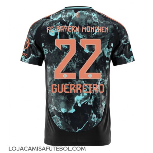 Camisa de Futebol Bayern Munich Raphael Guerreiro #22 Equipamento Secundário 2024-25 Manga Curta